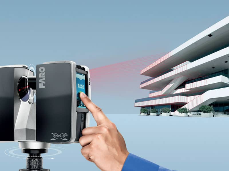 Faro scanner 3d architettura